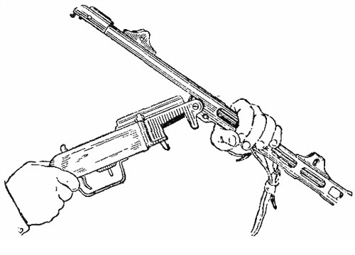 Рис. 32. Как открыть затворную коробку